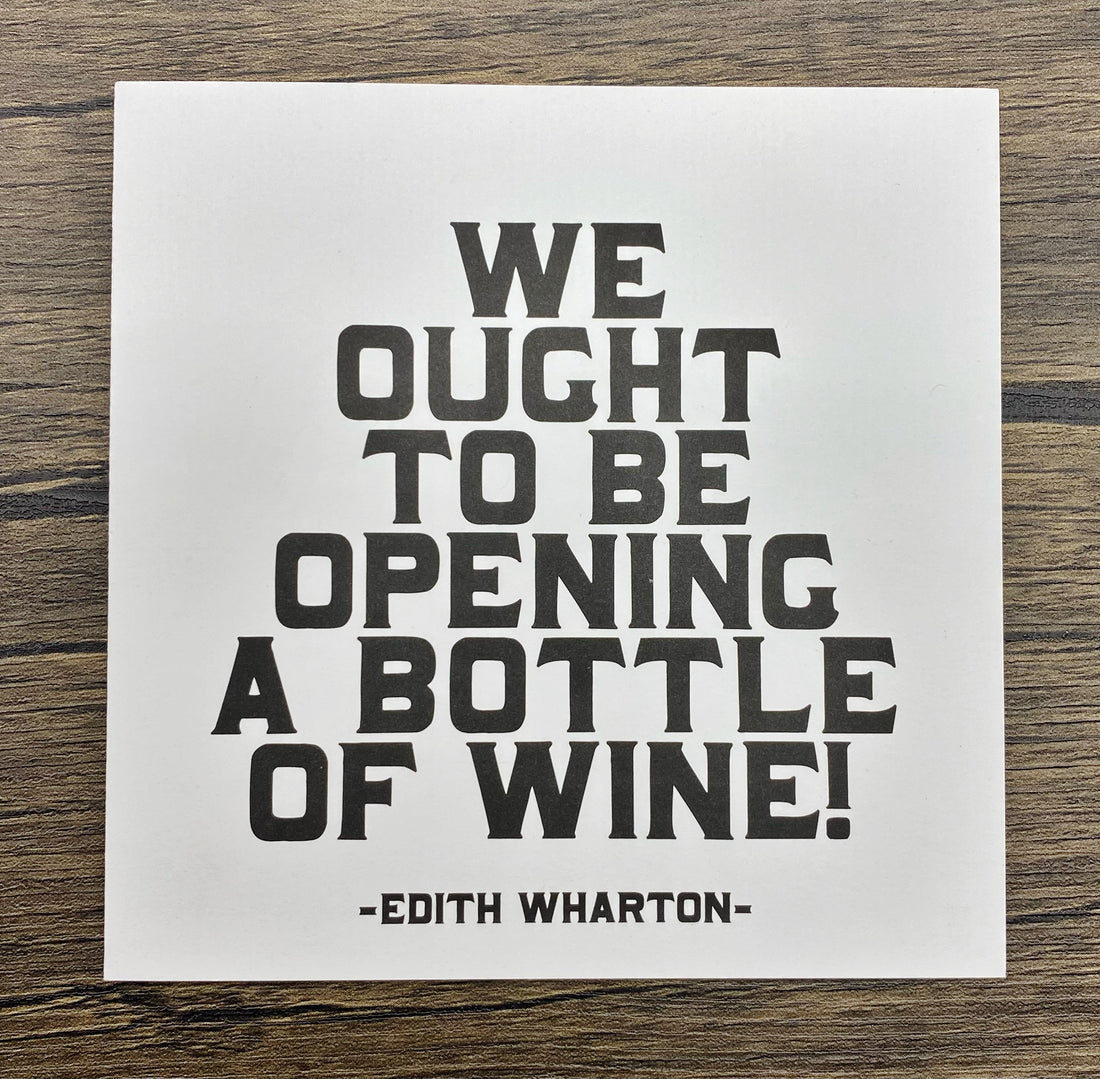 Quotable Card: We ought to be opening...