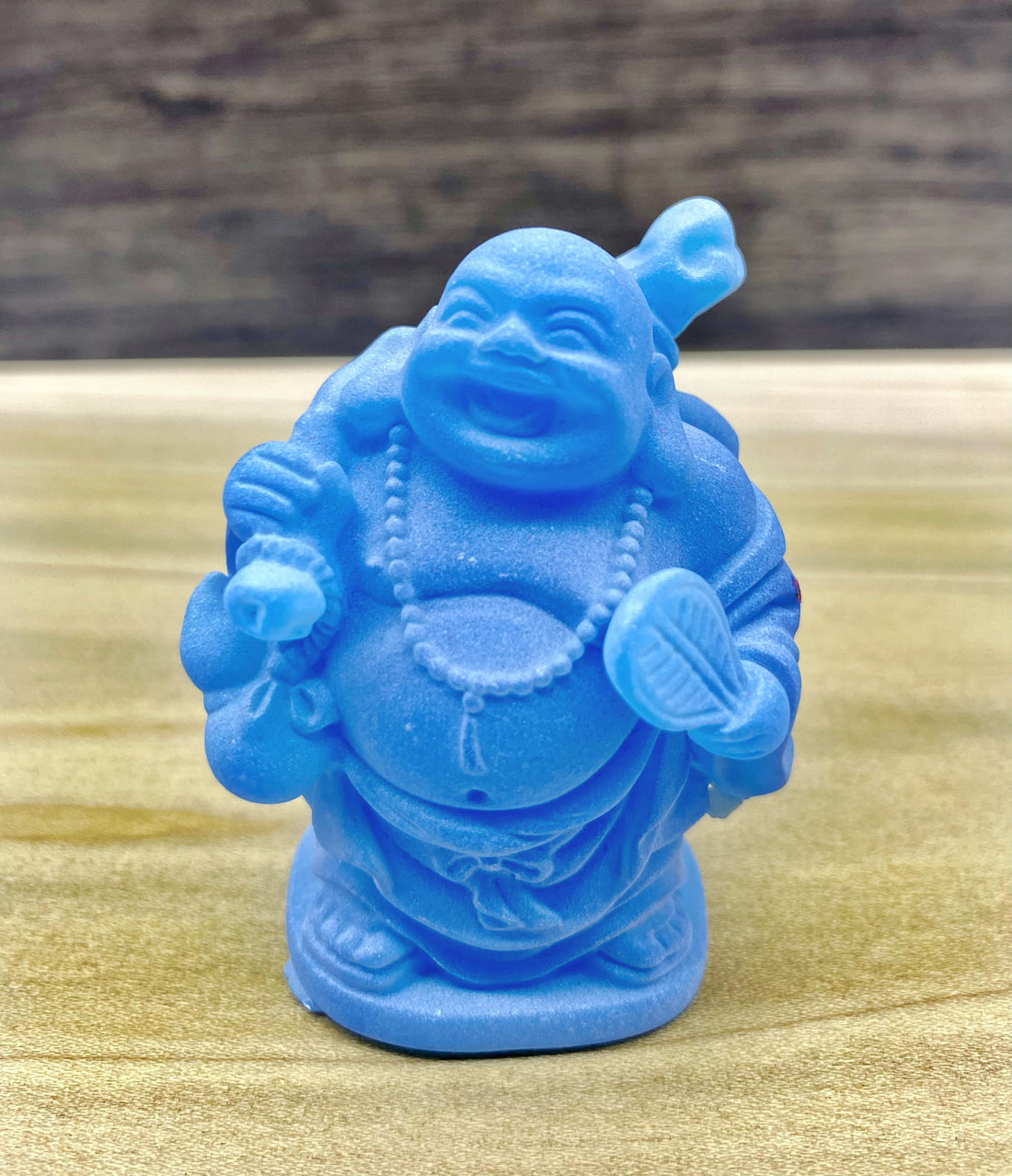 Blue Buddha Figurine 2"