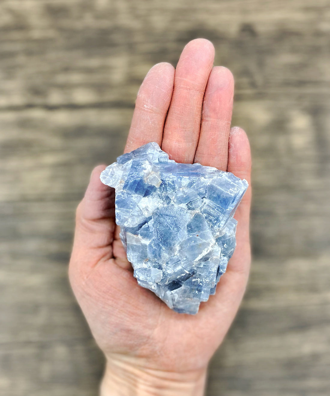Blue Calcite Large $20