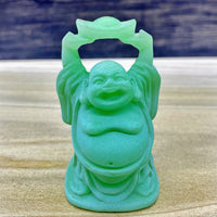 Light Green Buddha Figurine 2"
