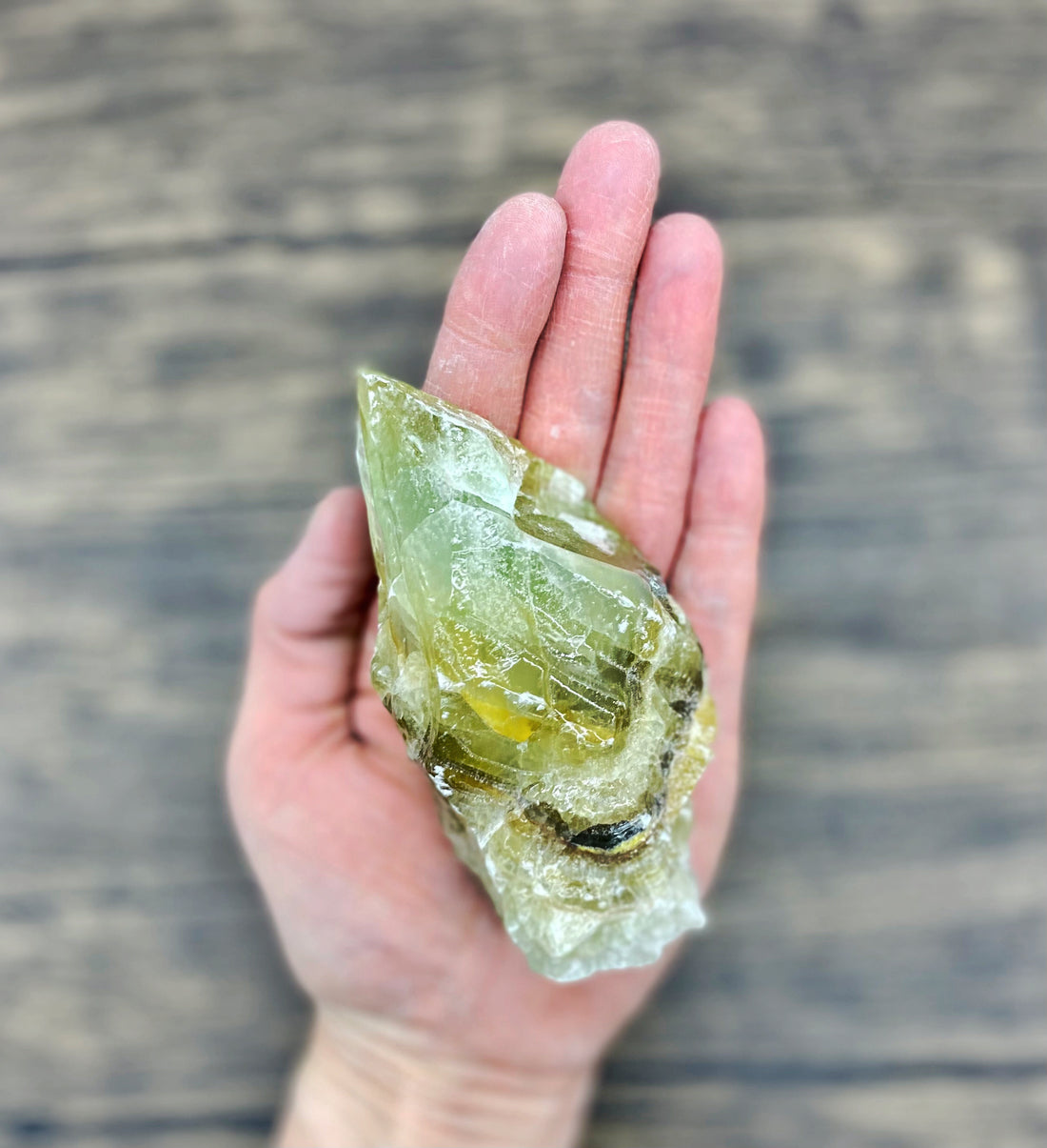 Green Calcite Large $25
