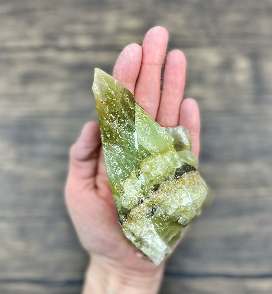 Green Calcite Large $30