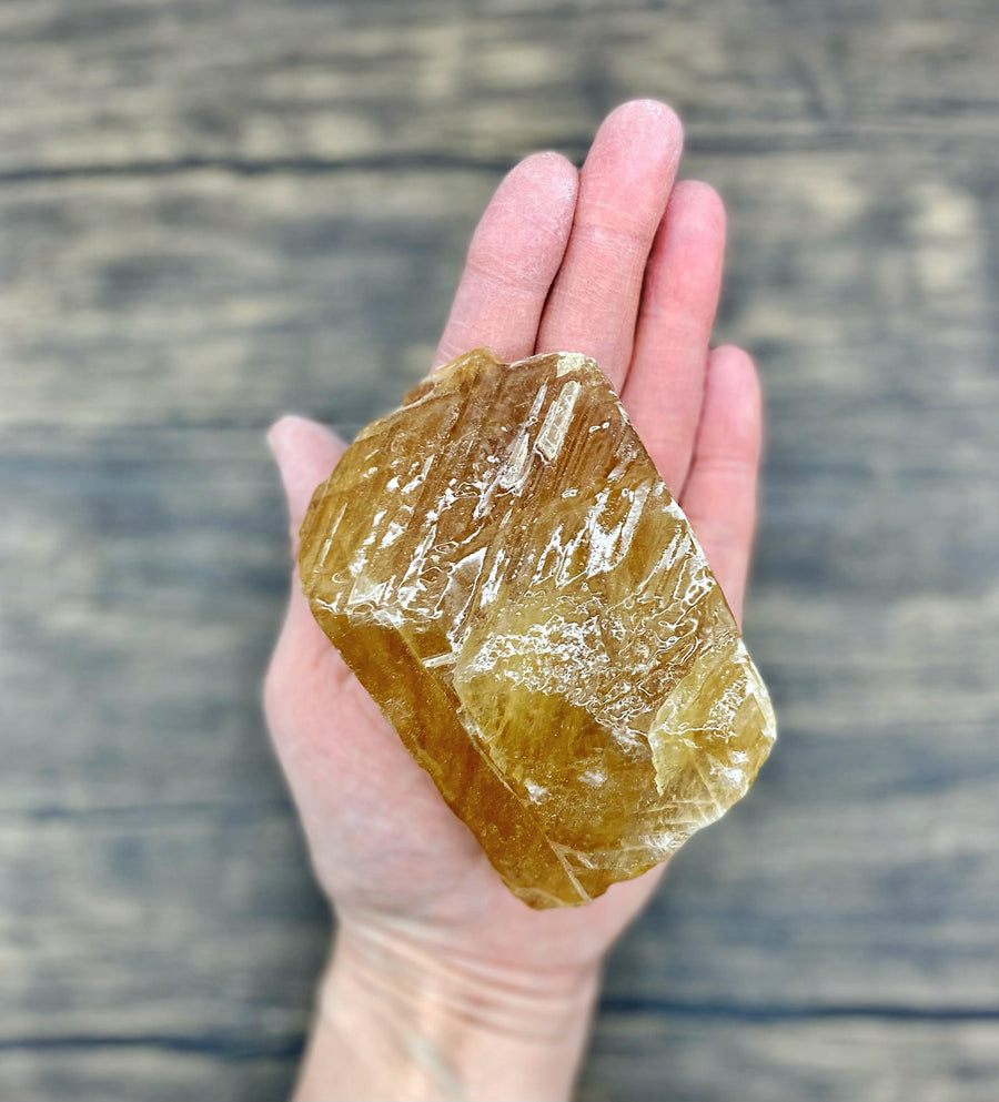 Honey Calcite Large $25