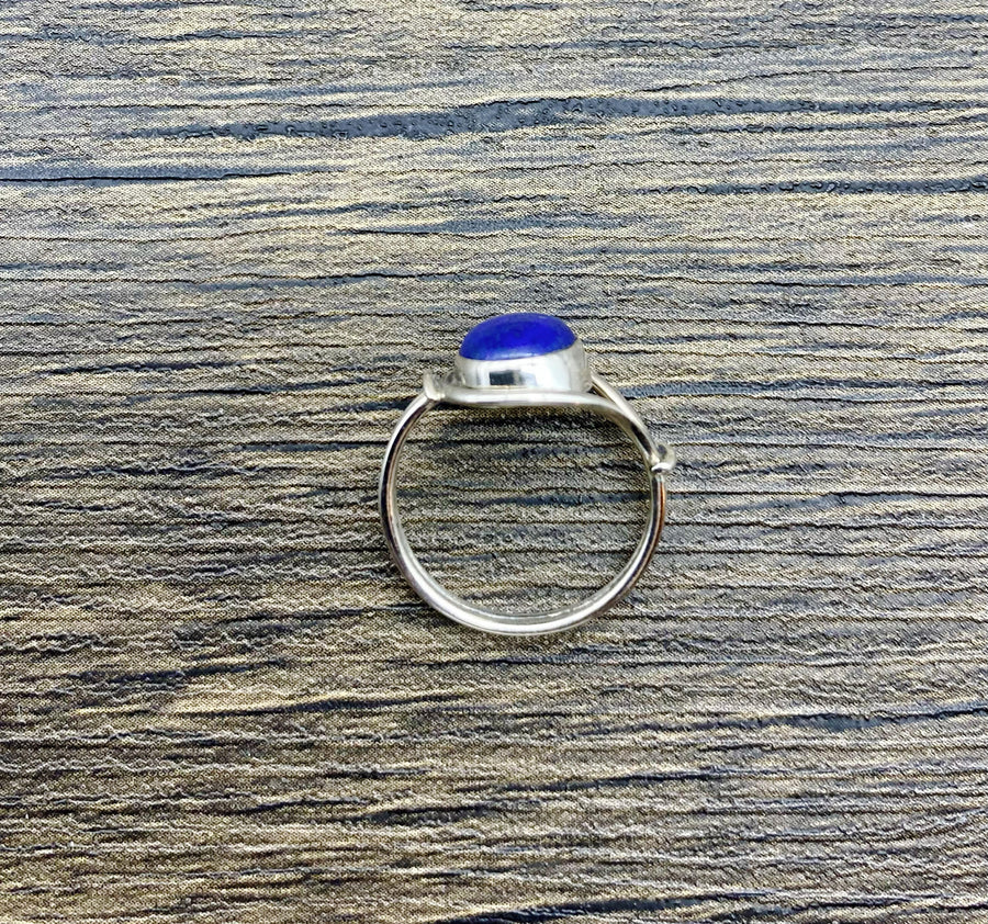 Ring - Lapis Lazuli Circle Loop