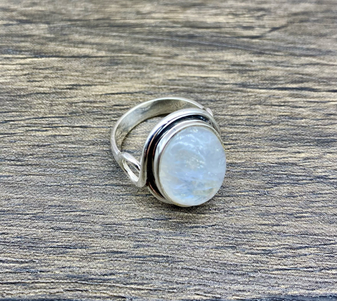 Ring - Moonstone Large Oval