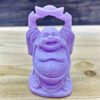 Purple Buddha Figurine 2"