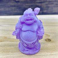 Purple Buddha Figurine 2"