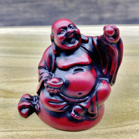 Red Buddha Figurine 2"